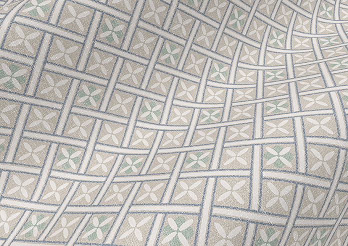 Rae Trellis, Wedgewood - Roman Blind - Image 4